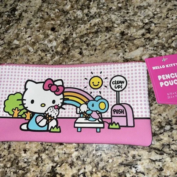 Hello Kitty Pencil Pouch - New With Tag - Picture 1 of 1